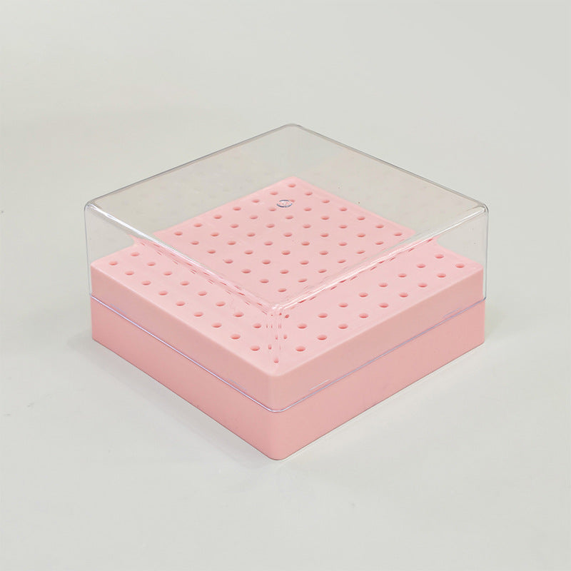 Nail Drill Bit Holder for Nail Container 100 Slots Mask Queen Nepal