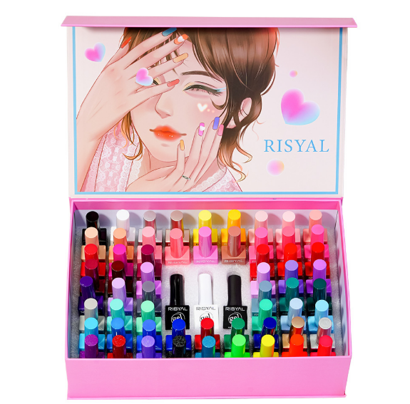 RISYAL Gel Nail Polish 60 Color Set Mask Queen Nepal