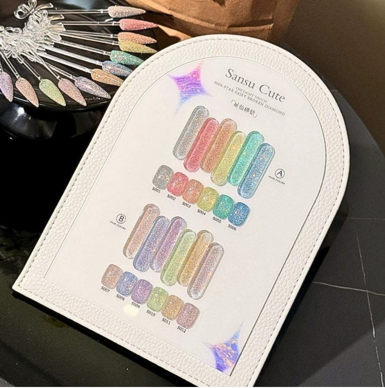 SANSU Cute Glitter 12 Color Set Mask Queen Nepal