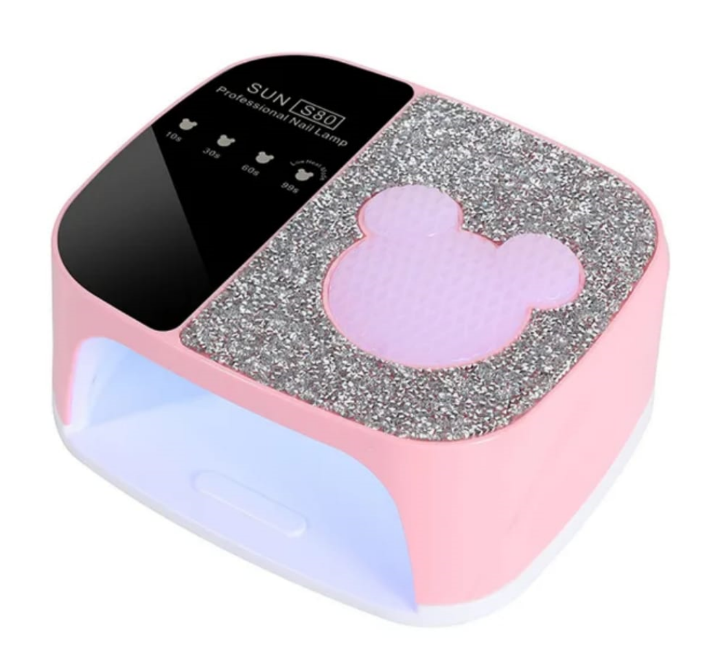 S80 UV LED Nail Lamp Diamond Heart Shape 168W Mask Queen Nepal