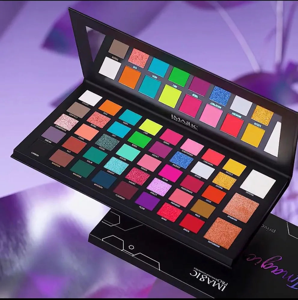 IMAGIC Professional Cosmetic Carolina 43 Colors Eyeshadow Palette
