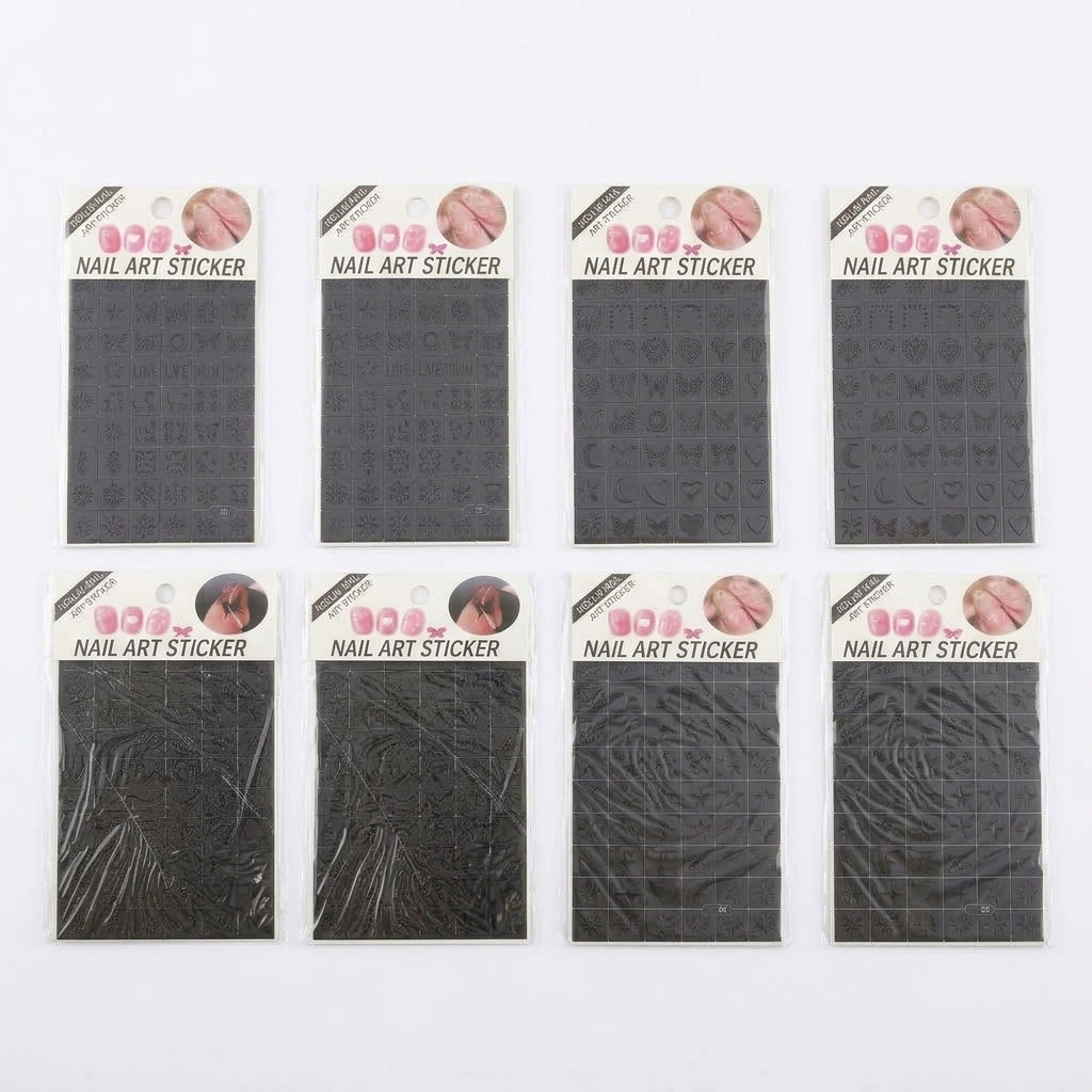 Nail Art Sticker Random 5pcs Packet Mask Queen Nepal