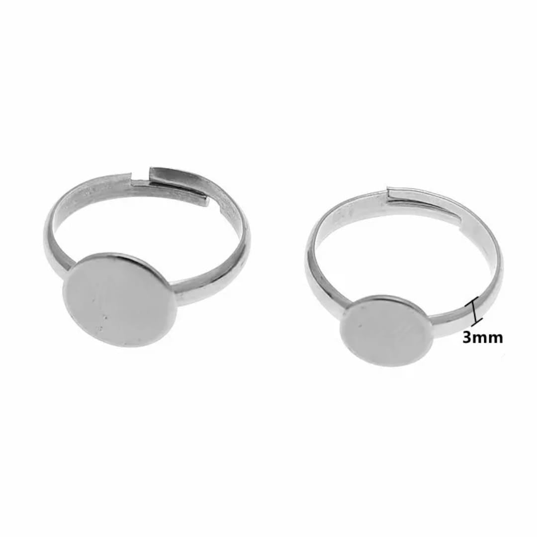 MQ Eyelash Glue Ring Holder Disposable Plastic Dual Sided Ring.