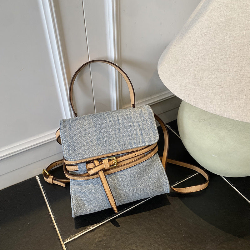 Designer Vintage Boho Moschino Tie Me Denim Bag Easy Beauty Nepal