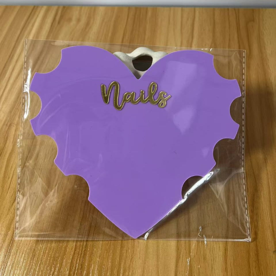 Nail Photo Prop Heart Shape Display board Mask Queen Nepal