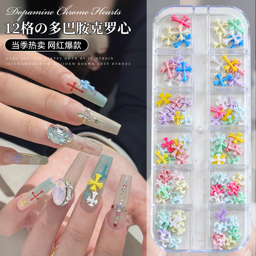 12 Grid Nail Stone Box Nail Art Rhinestone 12TZ-148/149 Mask Queen Nepal