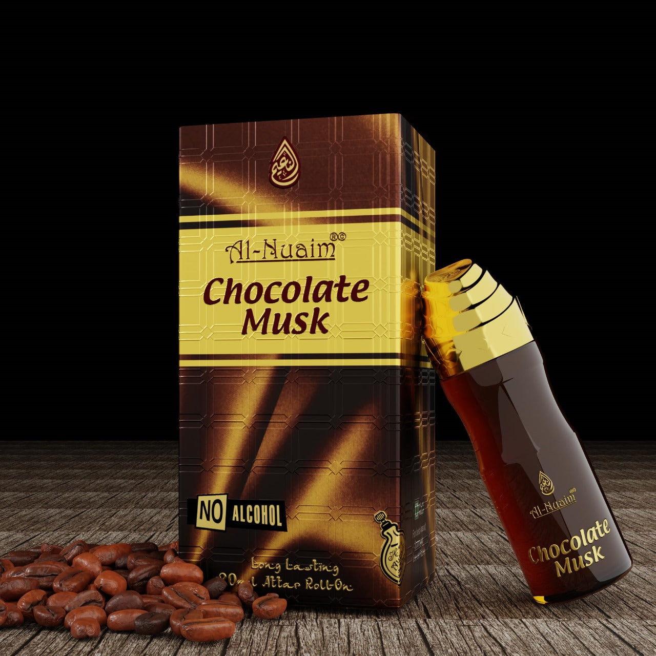 Al-Nuaim® Chocolate Musk Alcohol Free Attar - 20ml | Unisex Attar |