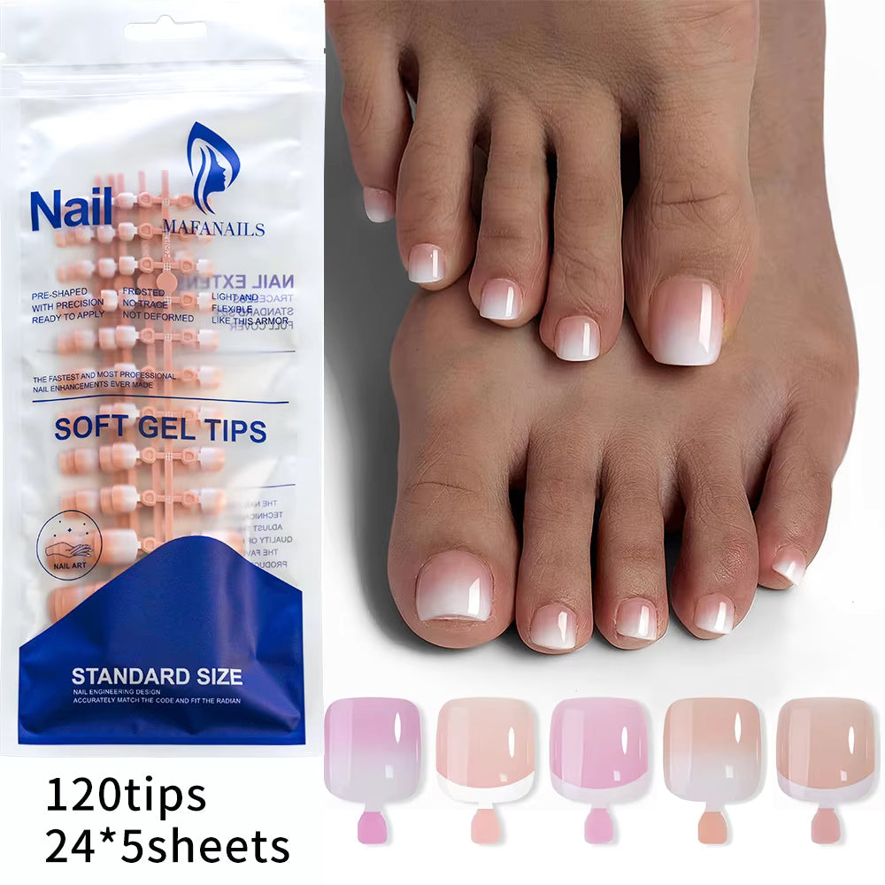 Pre Shape French Tips 120 Pcs Mask Queen Nepal