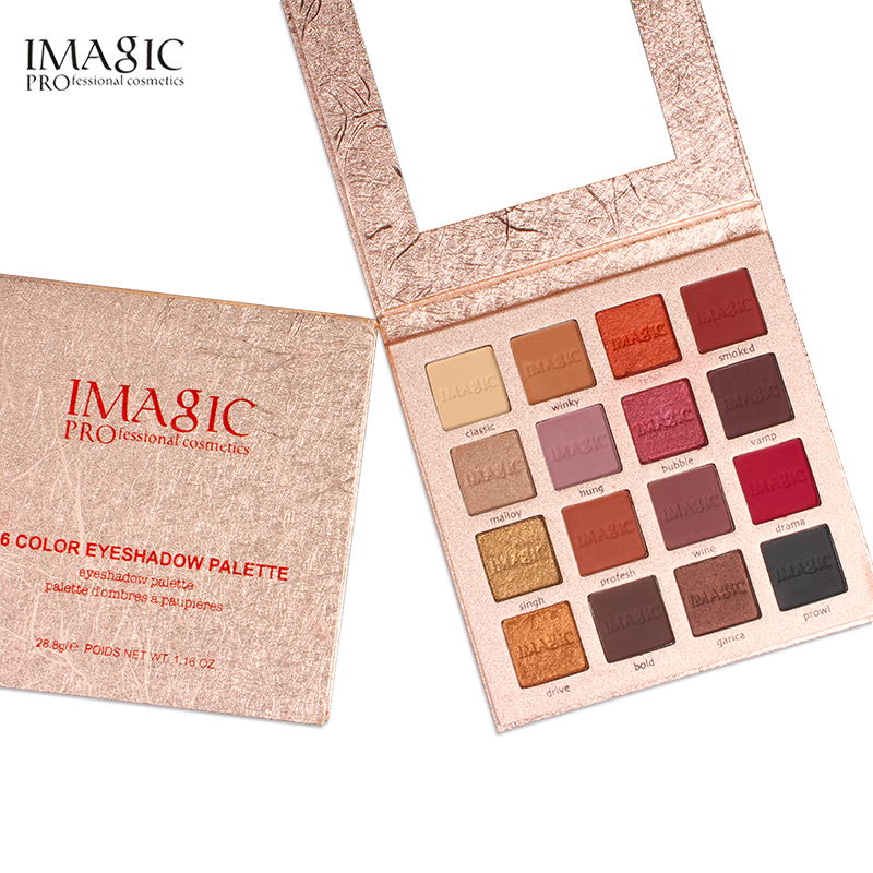 IMAGIC Professional High Pigmented 16 Colors Eyeshadow Palette