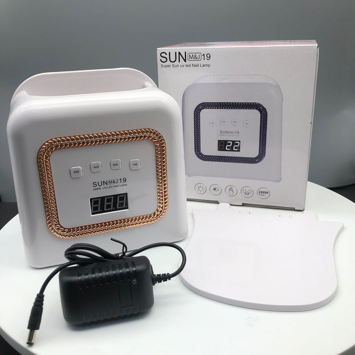 MJ19 Hands & Feet Big Size UV Nail Lamp 288W Mask Queen Nepal