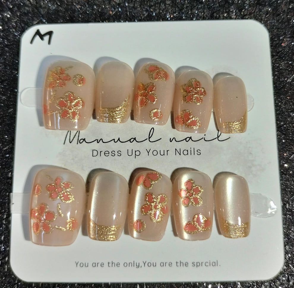 Press On Nails 10Pcs Code-Z Easy Beauty Nepal