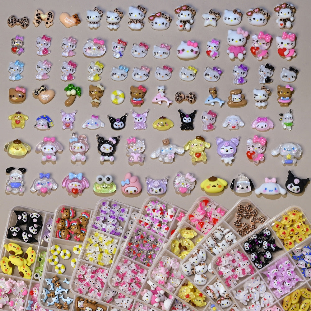 15 Grid Nail Stone Box Nail Art Rhinestone Mask Queen Nepal