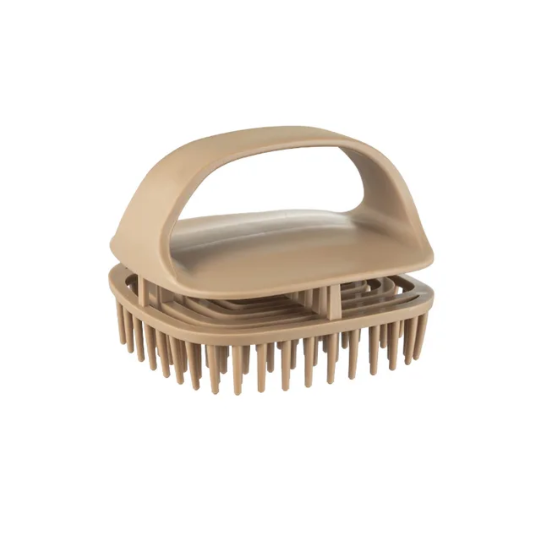 Japanese Style Hair Shampoo Brush, Scalp Massager Scrubber Mask Queen Nepal