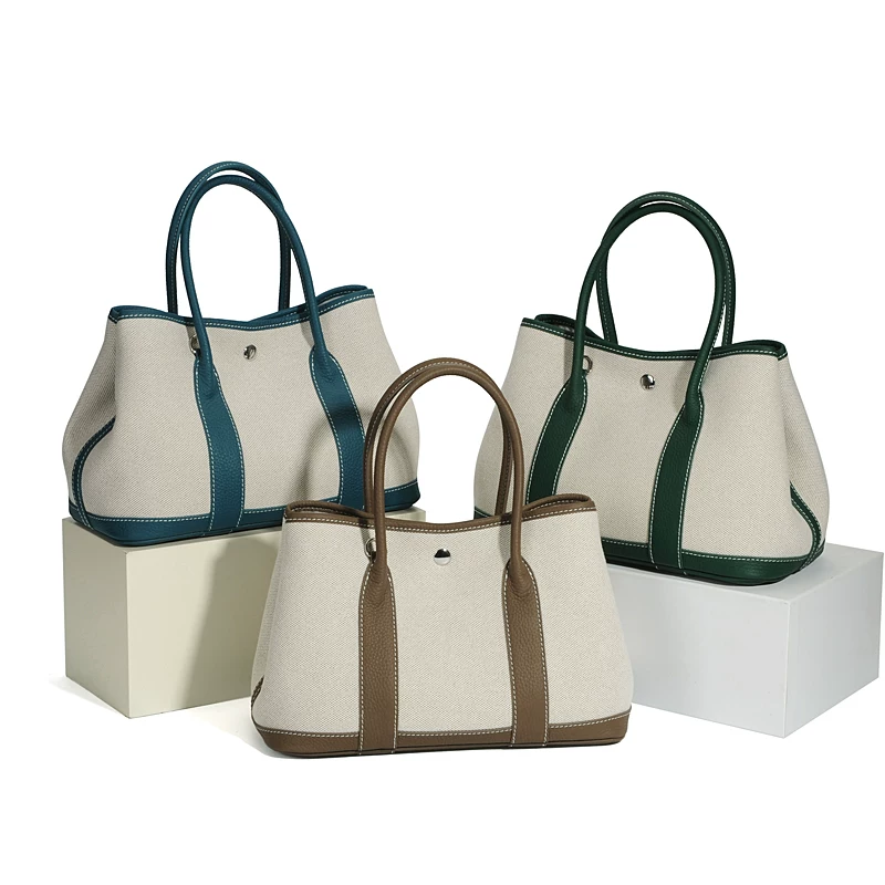 HERMES tote bag Garden Party GAB-129 Mask Queen Nepal