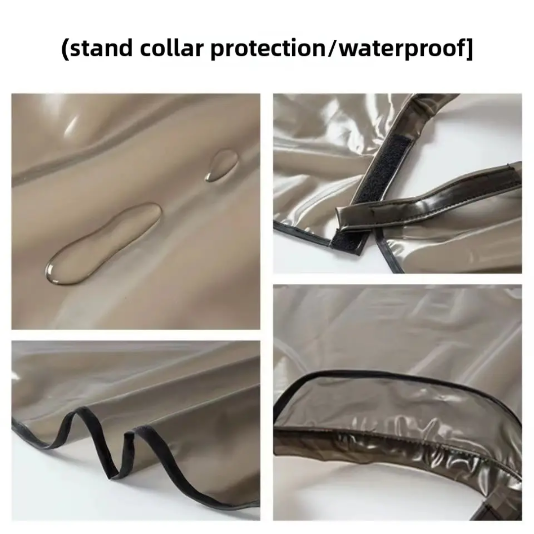 Professional Plastic Hairdressing Cape High Light Hair Dyeing Shawl Mask Queen Nepal