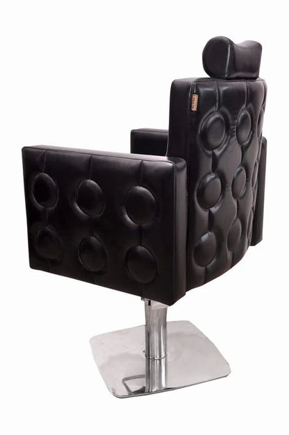 Aries Chair Black  Hydraulic Salon Chair, Synthetic Leather Mask Queen Nepal