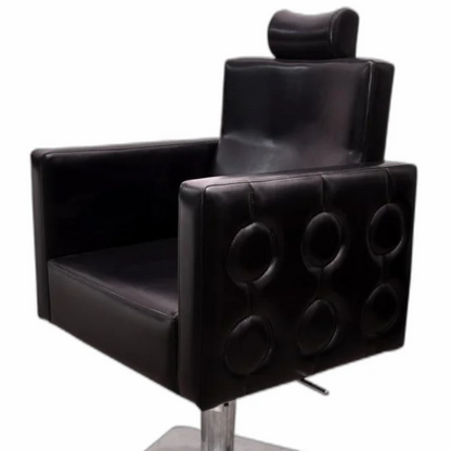 Aries Chair Black  Hydraulic Salon Chair, Synthetic Leather Mask Queen Nepal