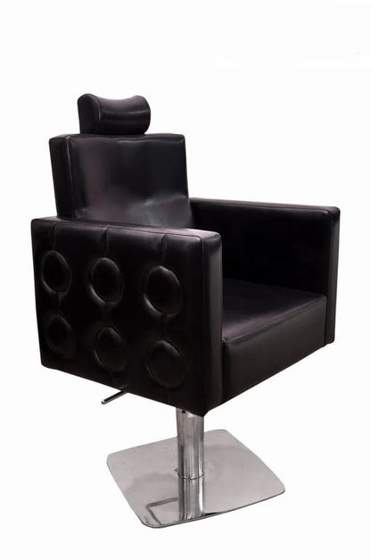 Aries Chair Black  Hydraulic Salon Chair, Synthetic Leather Mask Queen Nepal