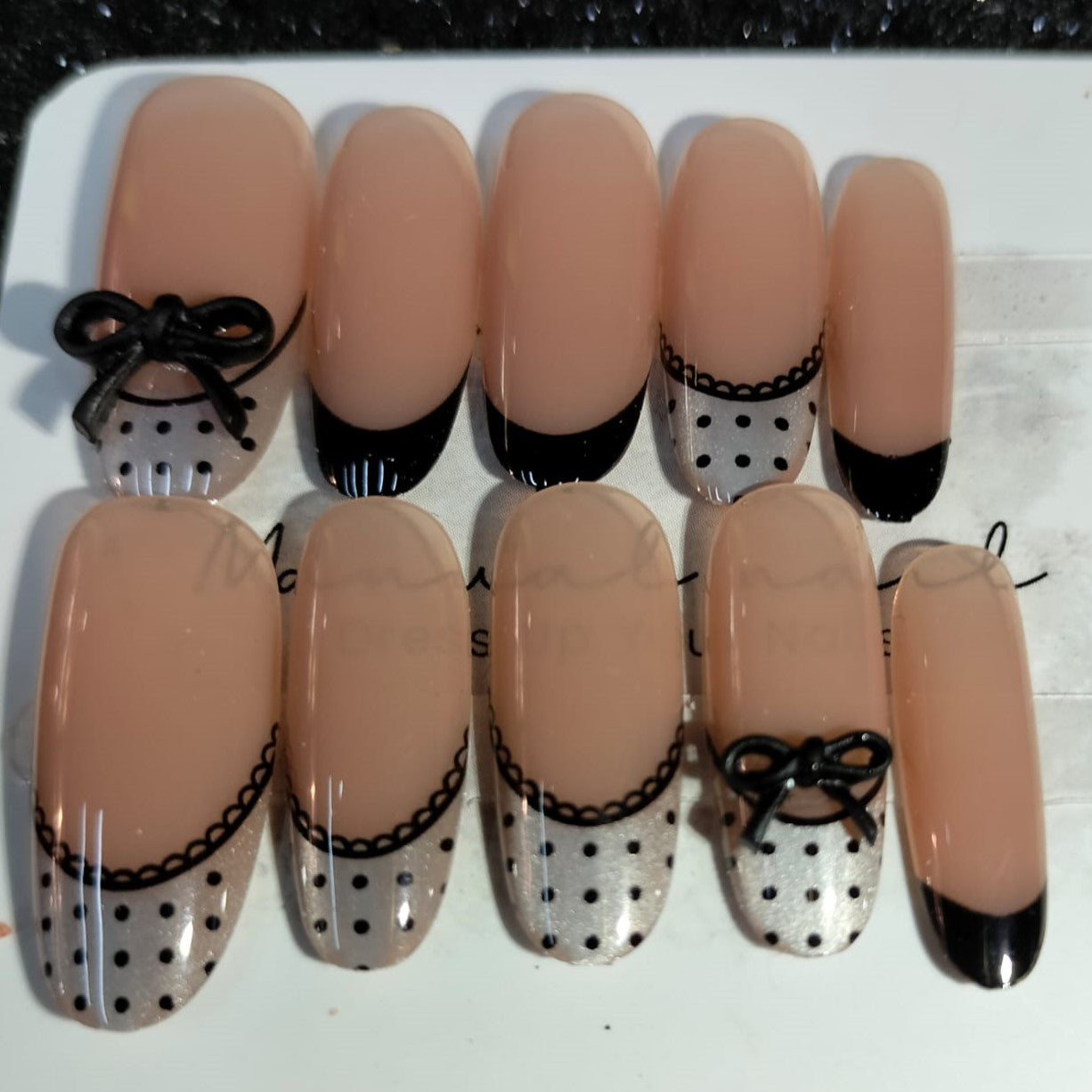 Z006 Press On Nails Round Oval Shape Easy Beauty Nepal