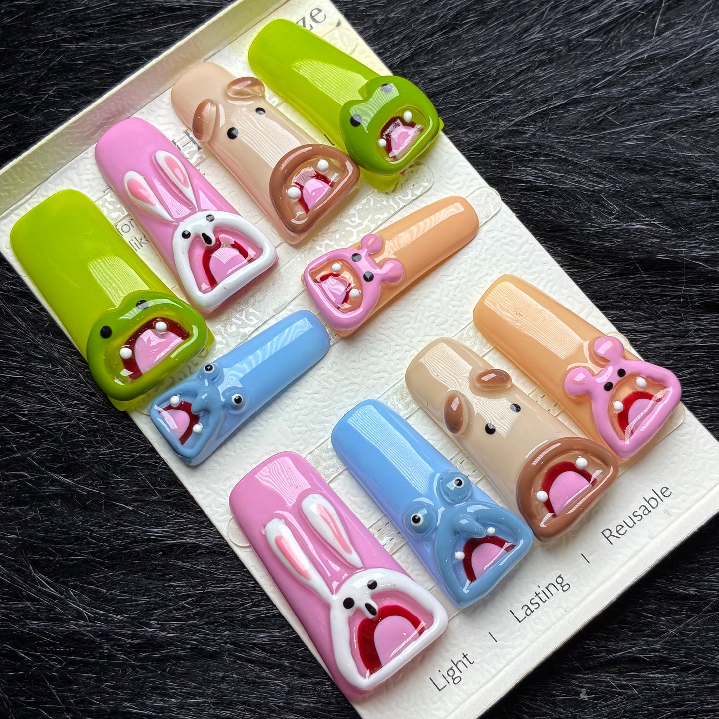 Press On Nails 10Pcs Code-Number (2000+) Easy Beauty Nepal