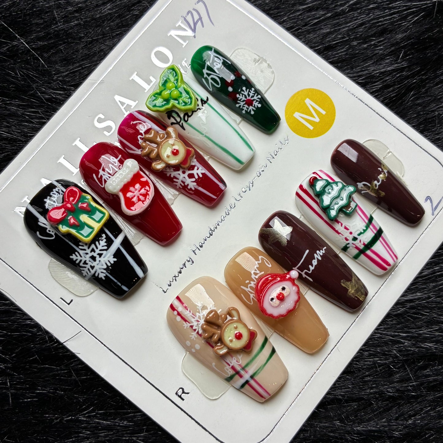 Press On Nails 10Pcs Code-Number (1000+) Easy Beauty Nepal