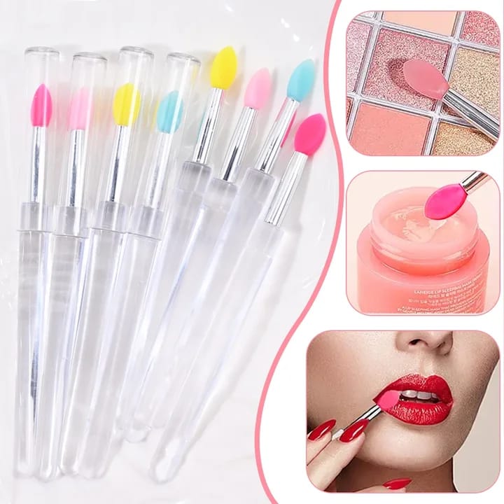 Silicone Lip Bursh Small Makeup Lipstick Eyebrow Brushes Applicator for Lip Mask Oil Mask Queen Nepal