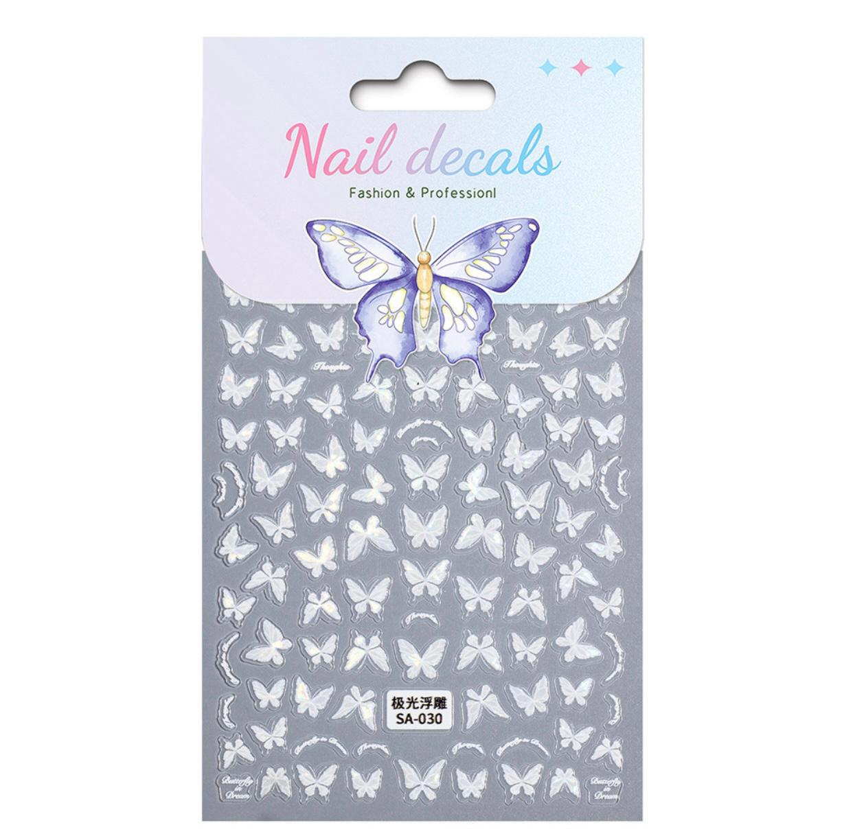 MOSR Nail Art Butterfly DIY Sticker For Nails Mask Queen Nepal