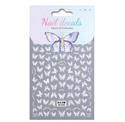 MOSR Nail Art Butterfly DIY Sticker For Nails Mask Queen Nepal