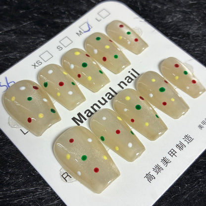 Press On Nails 10Pcs Code-S Easy Beauty Nepal