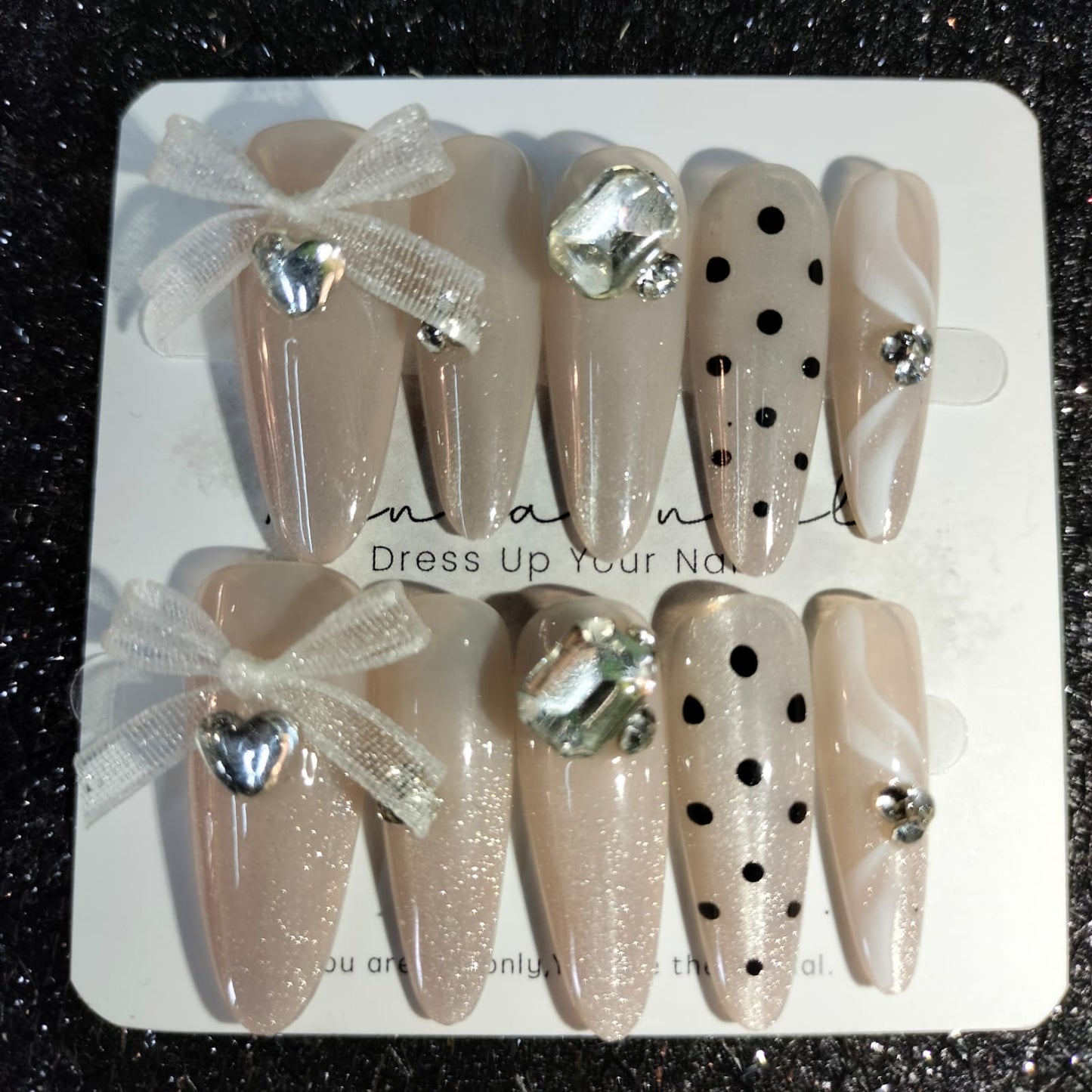 Z009 Press On Nails Square Coffin Shape Easy Beauty Nepal