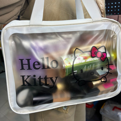 Hello Kitty Large Translucent Makeup Travel Bag Mask Queen Nepal