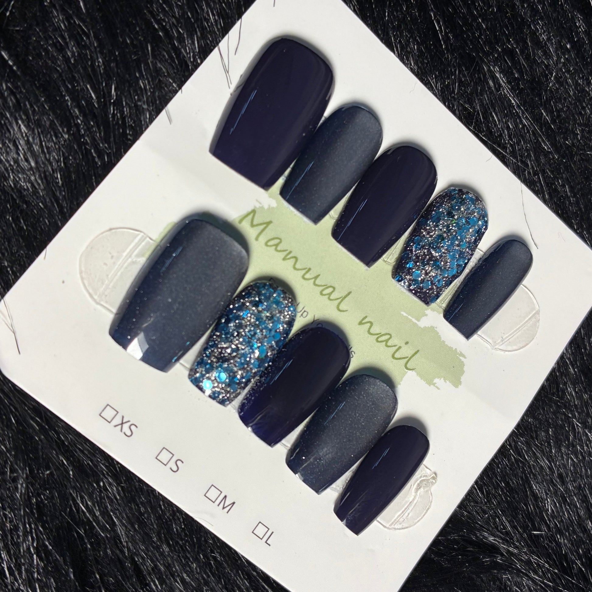 Press On Nails 10Pcs Code-EB Easy Beauty Nepal