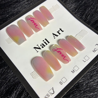Press On Nails 10Pcs Code-F (000+) Easy Beauty Nepal