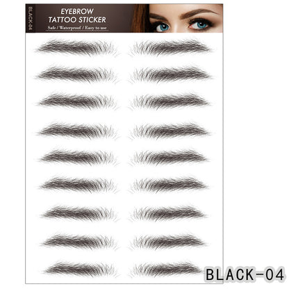 6D Eyebrow Tattoo Sticker Professional Waterproof Eyebrow Mask Queen Nepal