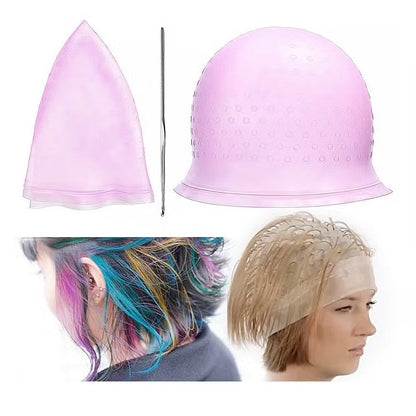 Silicone Highlight Hair Cap With Needle Mask Queen Nepal