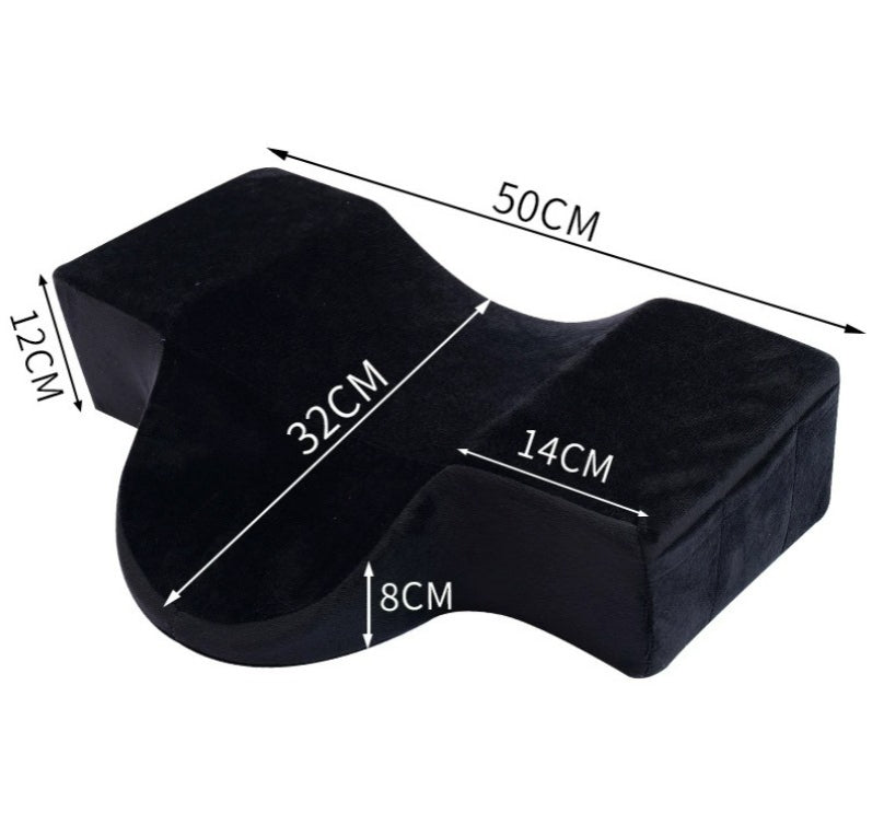 Comfortable Velvet Memory Foam Eyelash Pillow,Protect The Neck for Salon Makeup Beauty Home Use Mask Queen Nepal
