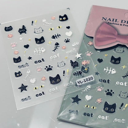 MOSR Nail Art Animal Print Sticker For Nails Mask Queen Nepal