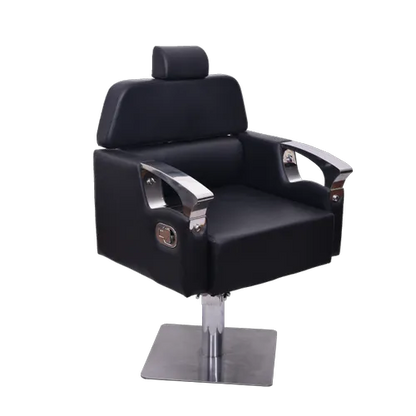 Royal Galaxy Black Comfortable Neck Support Chair For Beauty Studio - Mask Queen Nepal