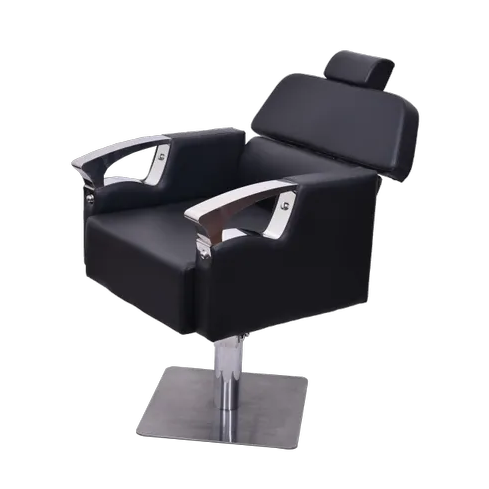 Royal Galaxy Black Comfortable Neck Support Chair For Beauty Studio - Mask Queen Nepal