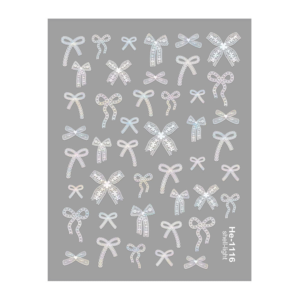 MOSR Nail Art Bow DIY Sticker For Nails Mask Queen Nepal