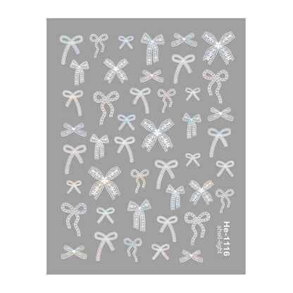 MOSR Nail Art Bow DIY Sticker For Nails Mask Queen Nepal