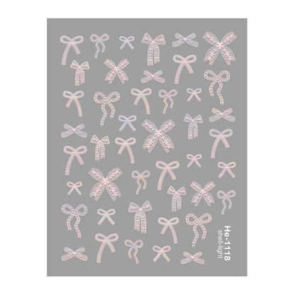 MOSR Nail Art Bow DIY Sticker For Nails Mask Queen Nepal