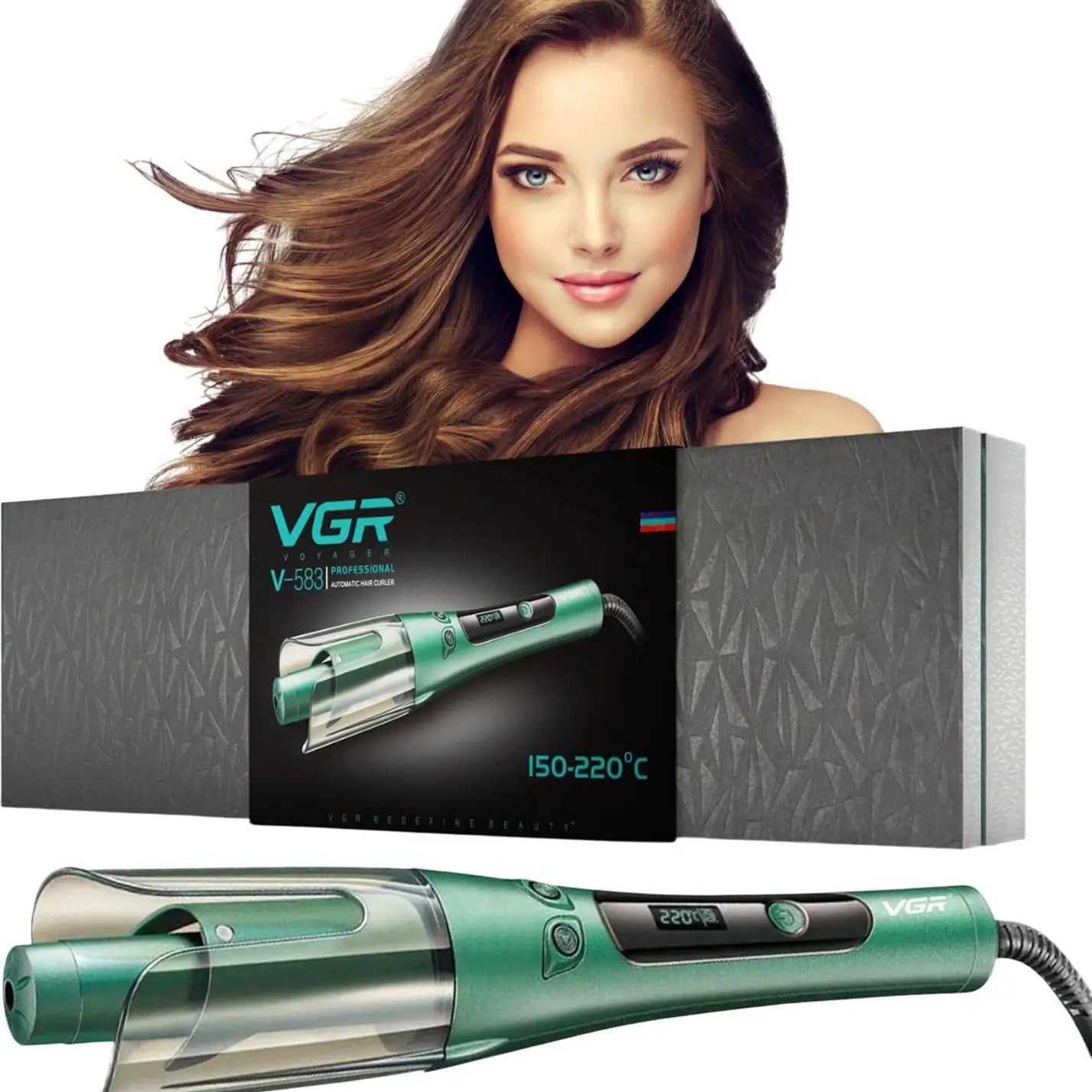 VGR V-583 Automatic Hair Curler Easy Beauty Nepal