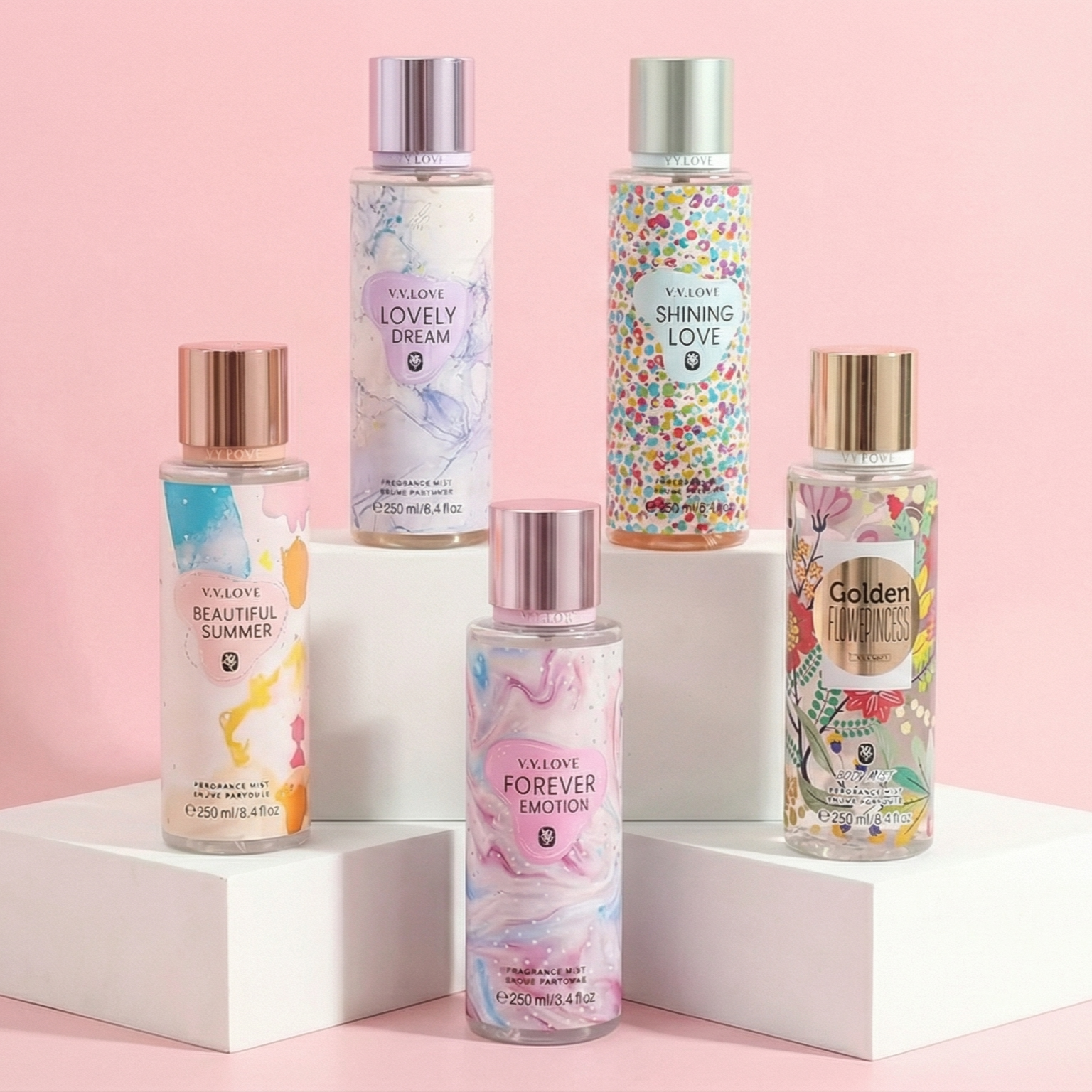 V.V.LOVE Fragrance Body Mist Ladies Perfume 250ml 50% Off Easy Beauty Nepal