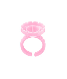 MQ Eyelash Glue Ring Holder Disposable Plastic Dual Sided Ring. Mask Queen Nepal