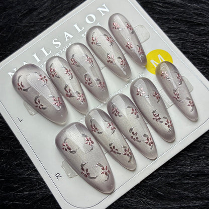Press On Nails 10Pcs Code-Number (2000+) Easy Beauty Nepal