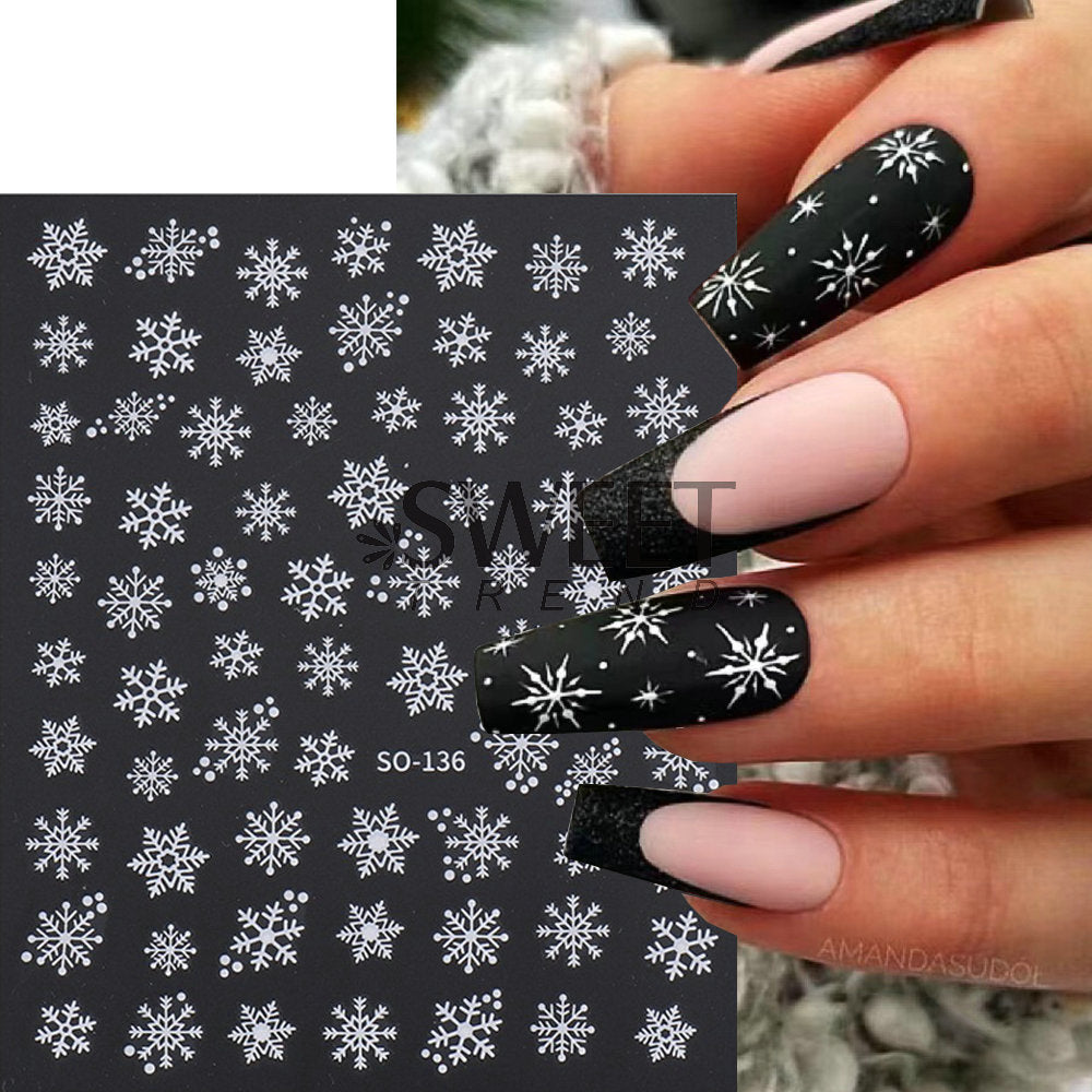 Sweet Trend Christmas Nail Art Sticker Mask Queen Nepal