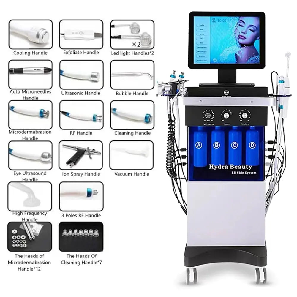 14 in 1 Microdermabrasion Hydrafacial Machine Mask Queen Nepal