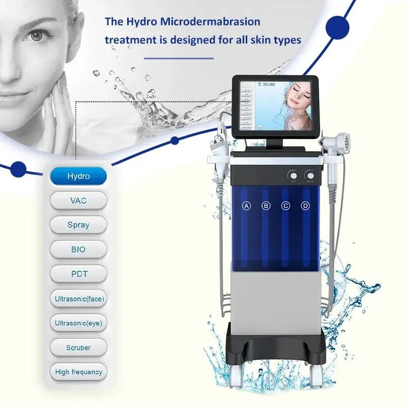 14 in 1 Microdermabrasion Hydrafacial Machine Mask Queen Nepal