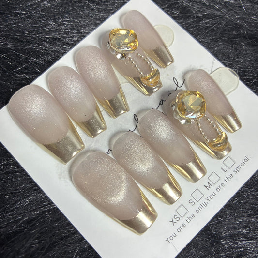 Press On Nails 10Pcs Code-L (030+) Easy Beauty Nepal